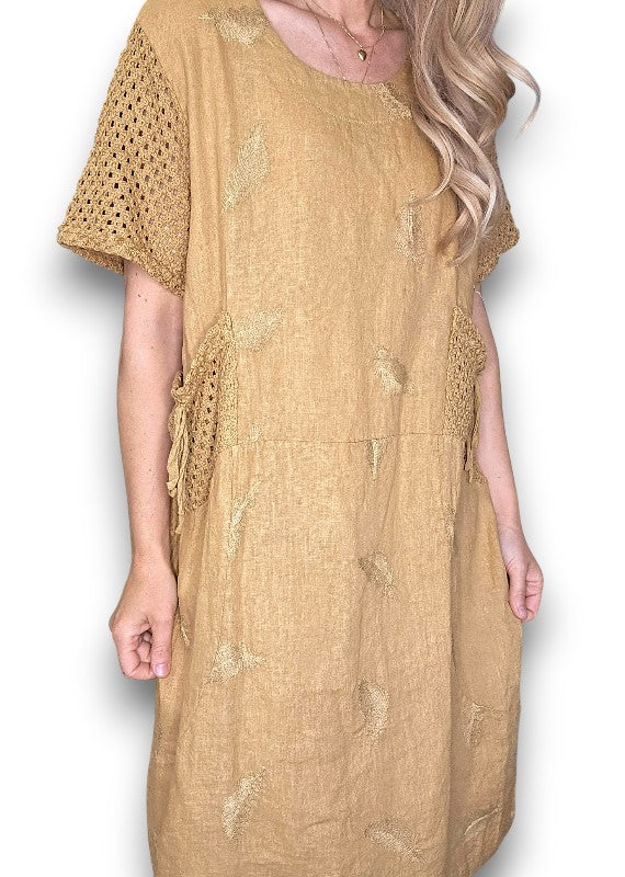 Helga May: C'est La Vie Easy Dress - Caramel