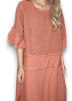 Helga May: Amalfi 2pc Dress - Brick