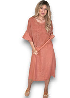 Helga May: Amalfi 2pc Dress - Brick