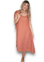 Helga May: Amalfi 2pc Dress - Brick