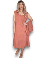 Helga May: Amalfi 2pc Dress - Brick