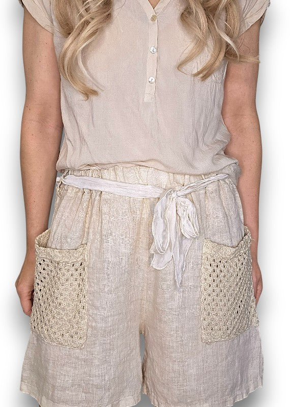 Helga May: Honfleur Shorts - Beige