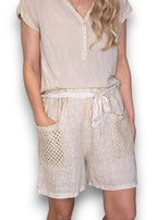 Helga May: Honfleur Shorts - Beige