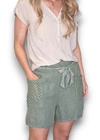 Helga May: Honfleur Shorts - Forest