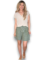 Helga May: Honfleur Shorts - Forest
