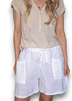 Helga May: Honfleur Shorts - White