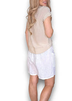 Helga May: Honfleur Shorts - White