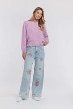 Pink Sparkle Jean
