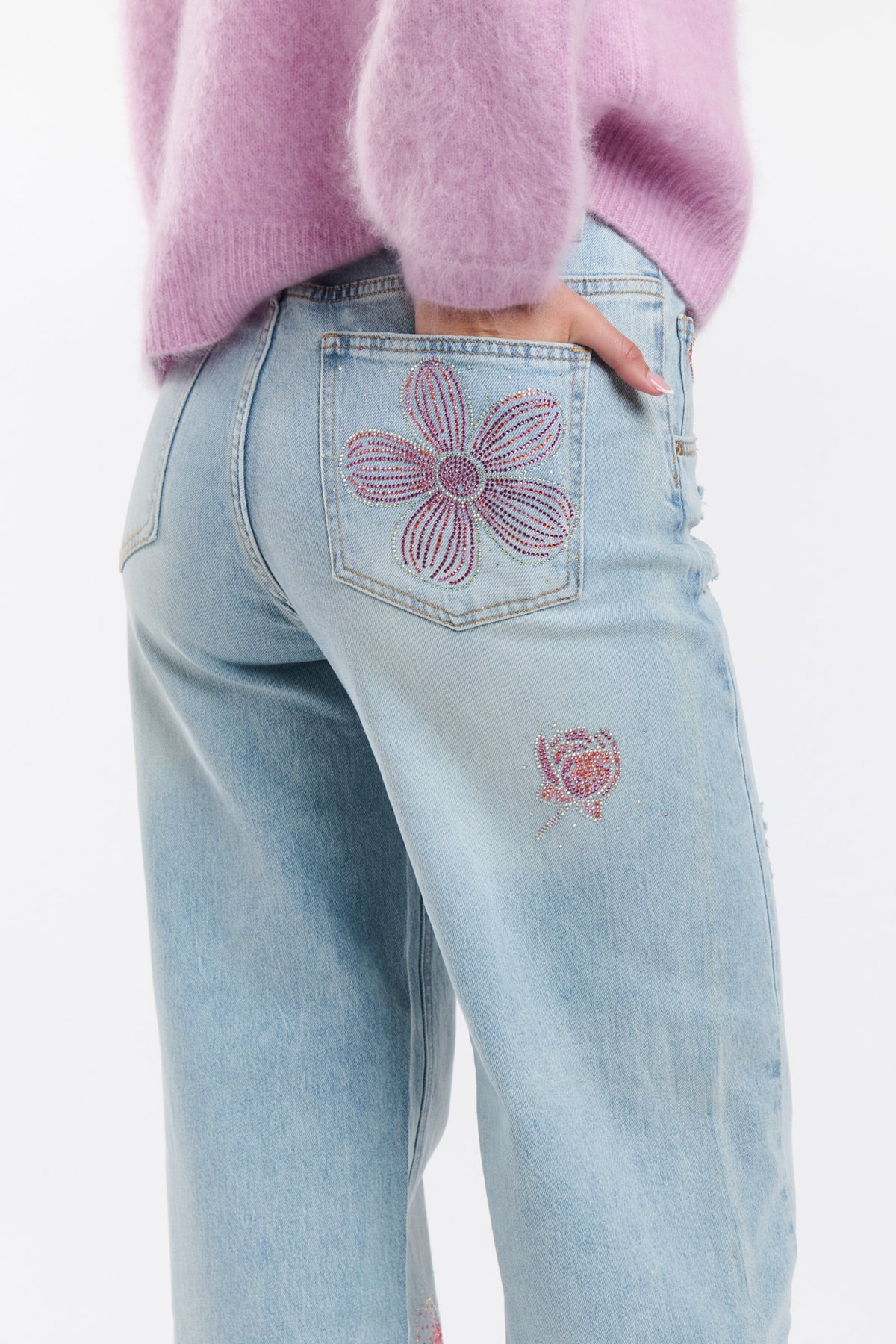 Pink Sparkle Jean