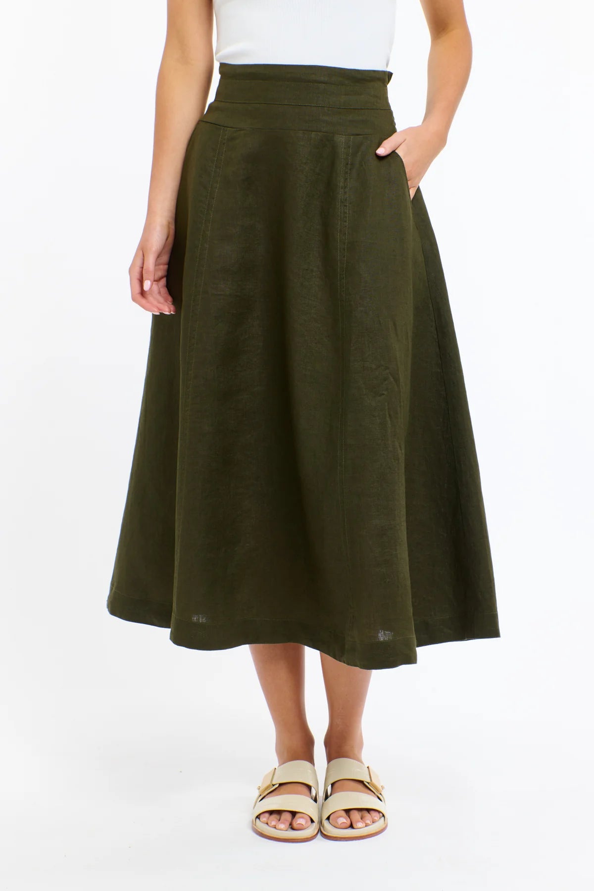 Marion Linen Skirt