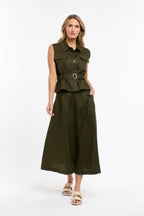 Marion Linen Skirt
