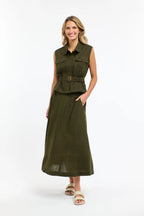 Marion Linen Skirt