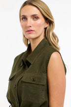 100% Linen Perry Vest