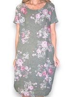 Sized Helga May Jungle Dress: High Tea - Forest