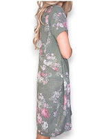 Sized Helga May Jungle Dress: High Tea - Forest