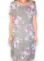 Sized Helga May Jungle Dress: High Tea - Mocha