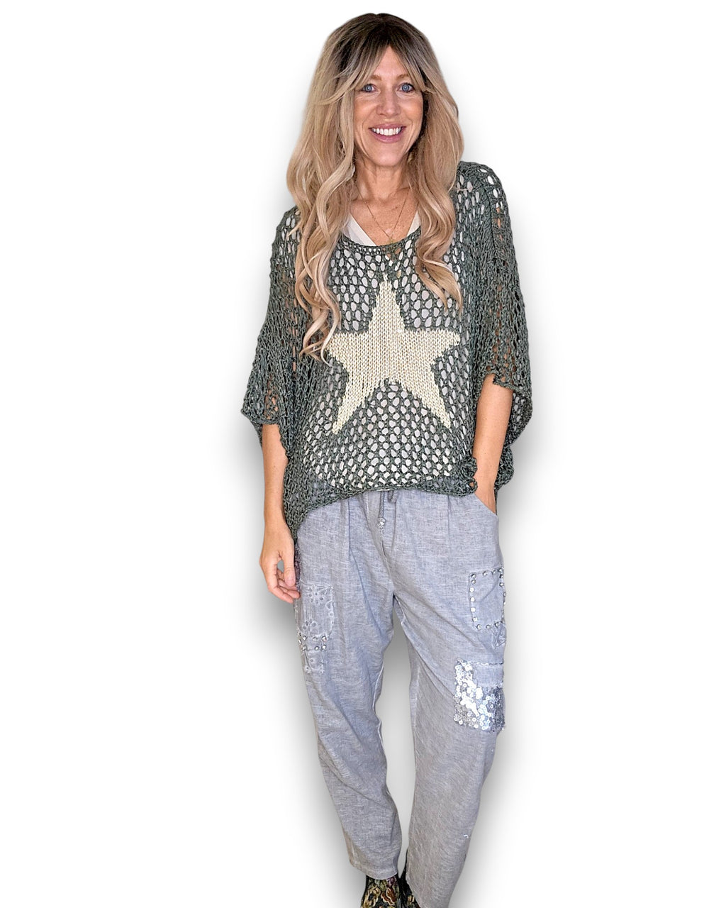 Helga May: Crochet Star Knit - Forest