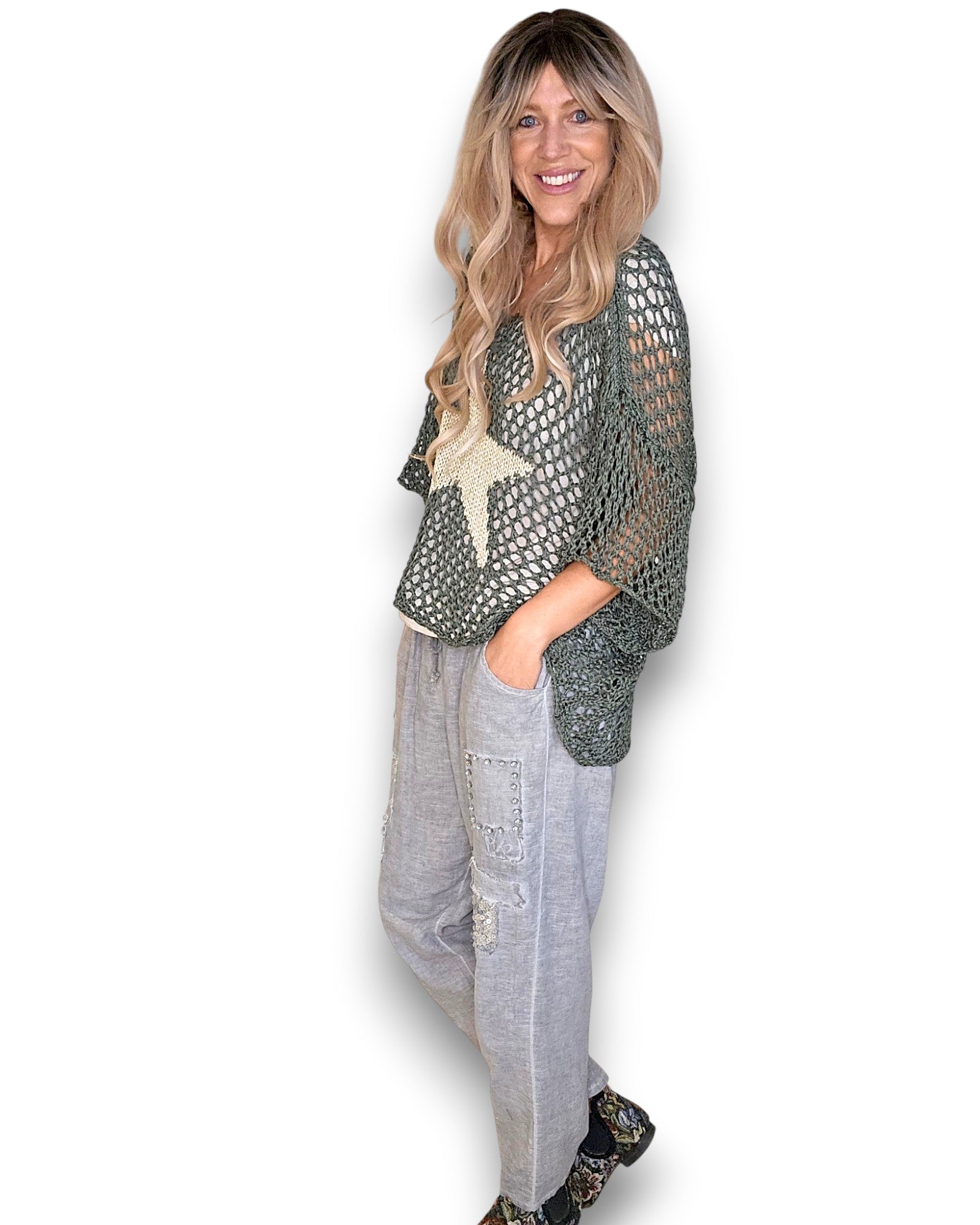 Helga May: Crochet Star Knit - Forest