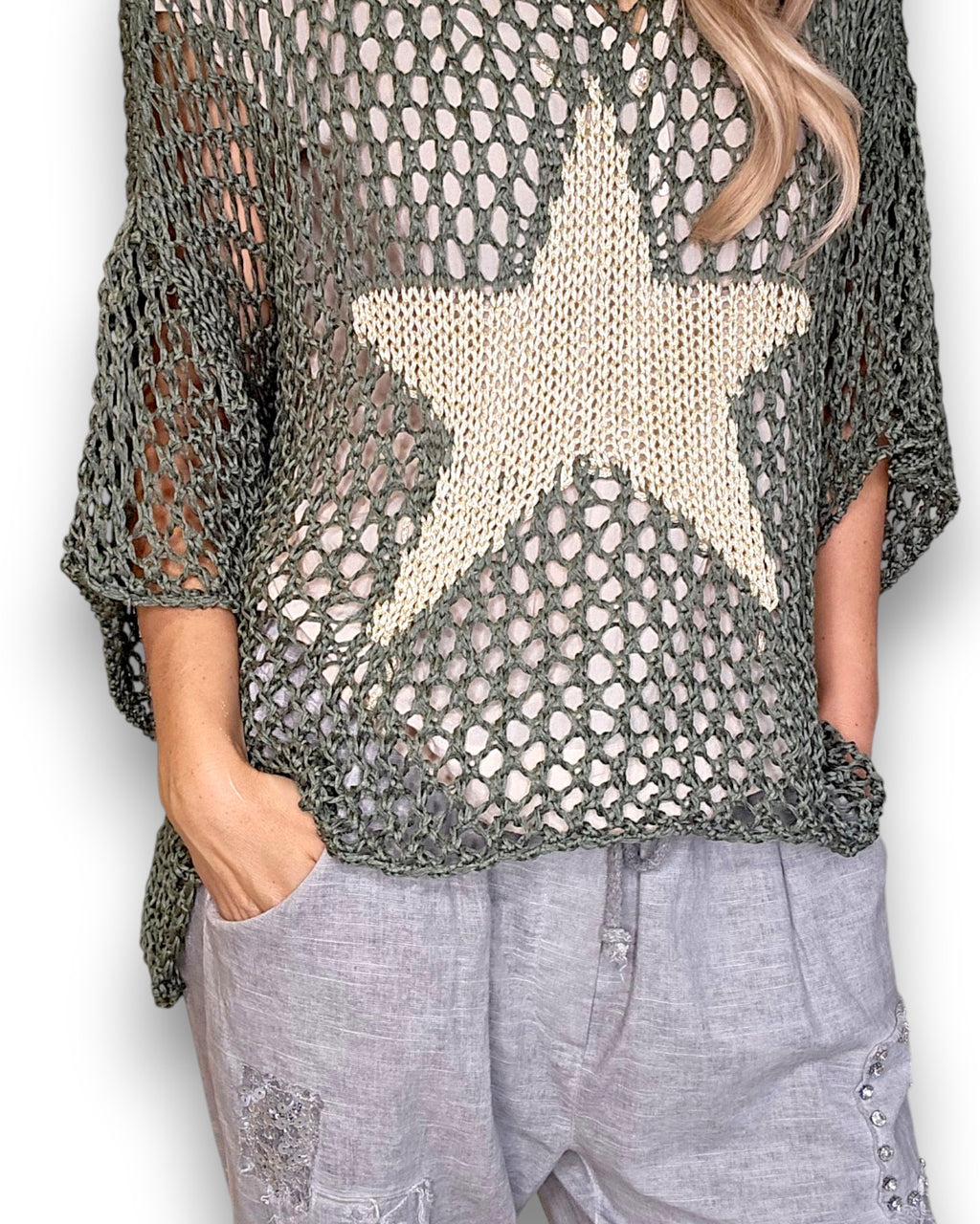 Helga May: Crochet Star Knit - Forest