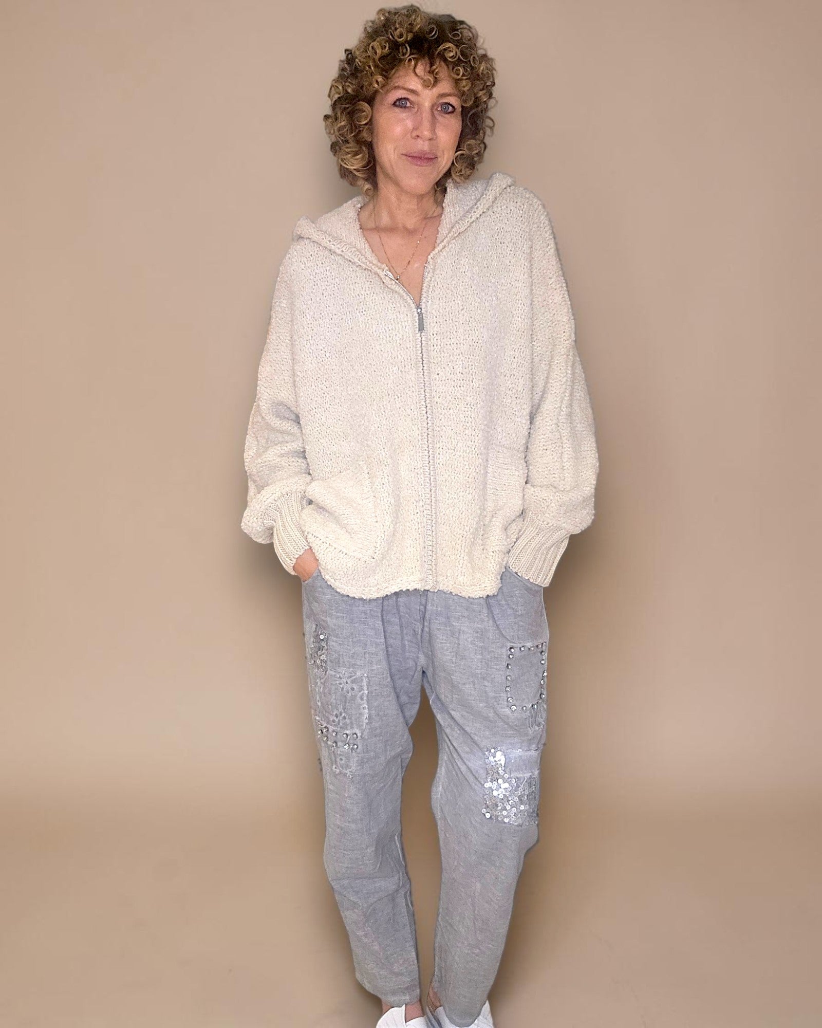 Helga May: Alpaca Blend Chenille  Hoodie