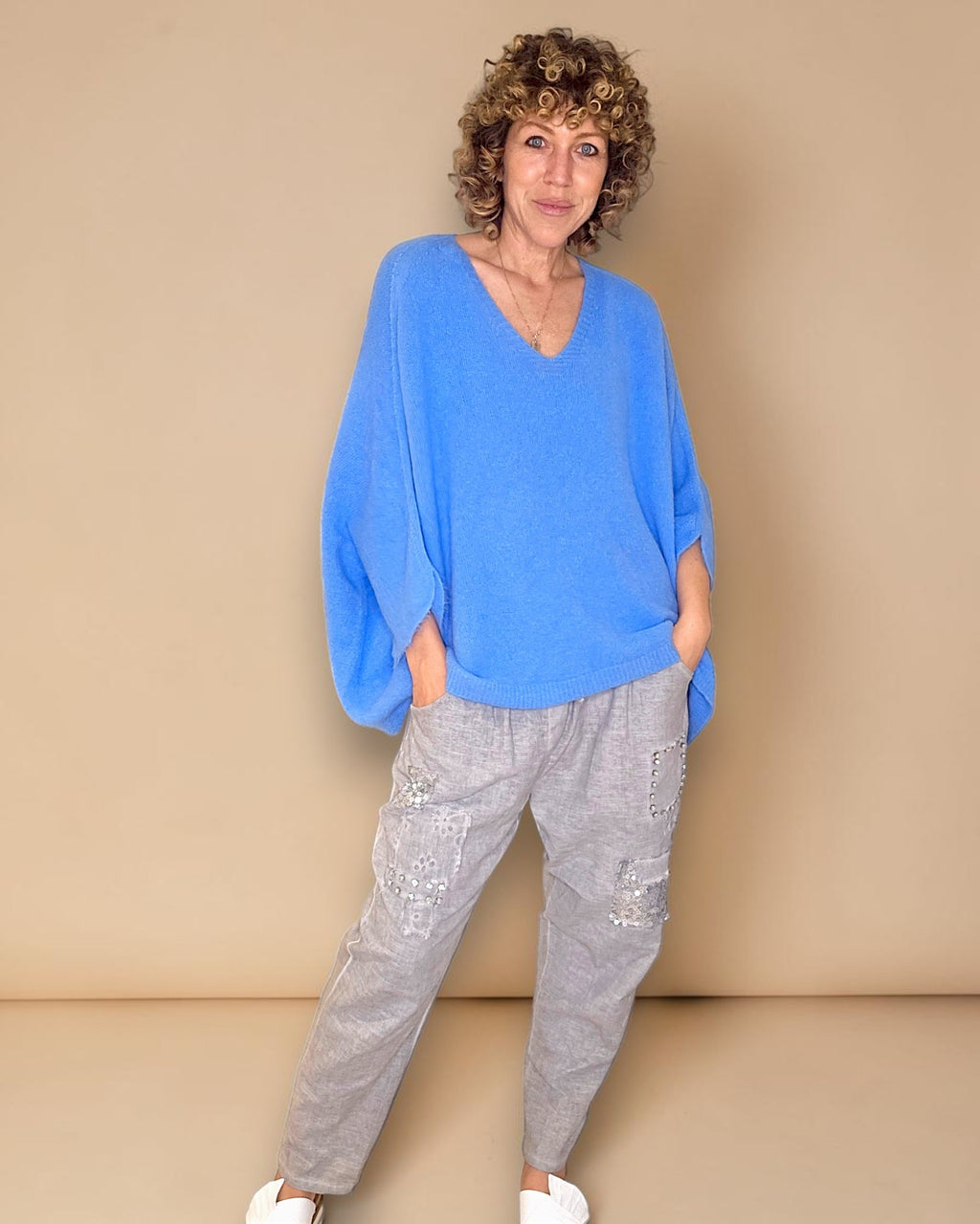 Helga May: Baby Aplaca Blend Batsleeve Knit
