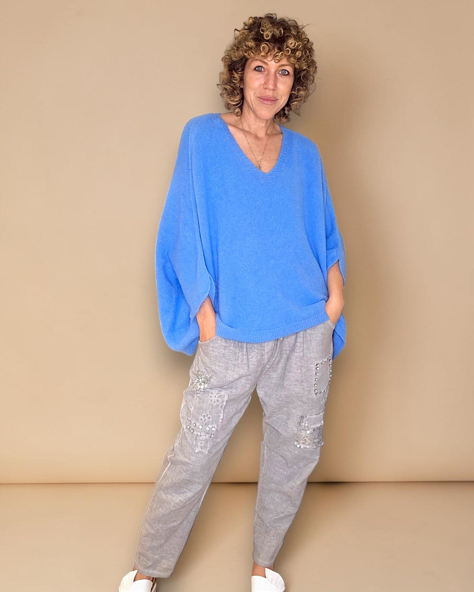 Helga May: Baby Aplaca Blend Batsleeve Knit