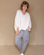 Helga May: Baby Aplaca Blend Batsleeve Knit