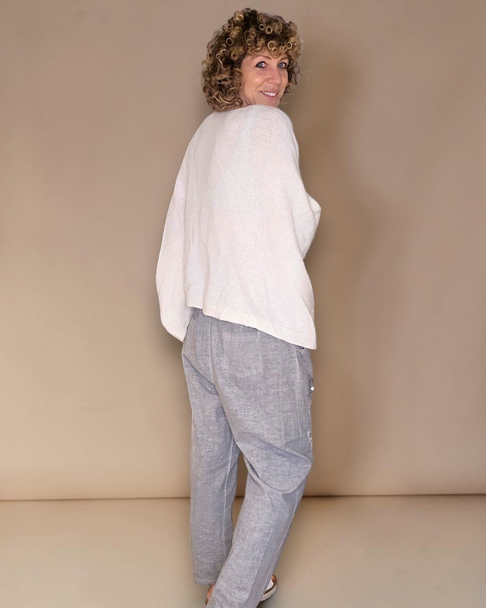 Helga May: Baby Aplaca Blend Batsleeve Knit