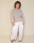 Helga May: Wool Blend Babydoll Knit