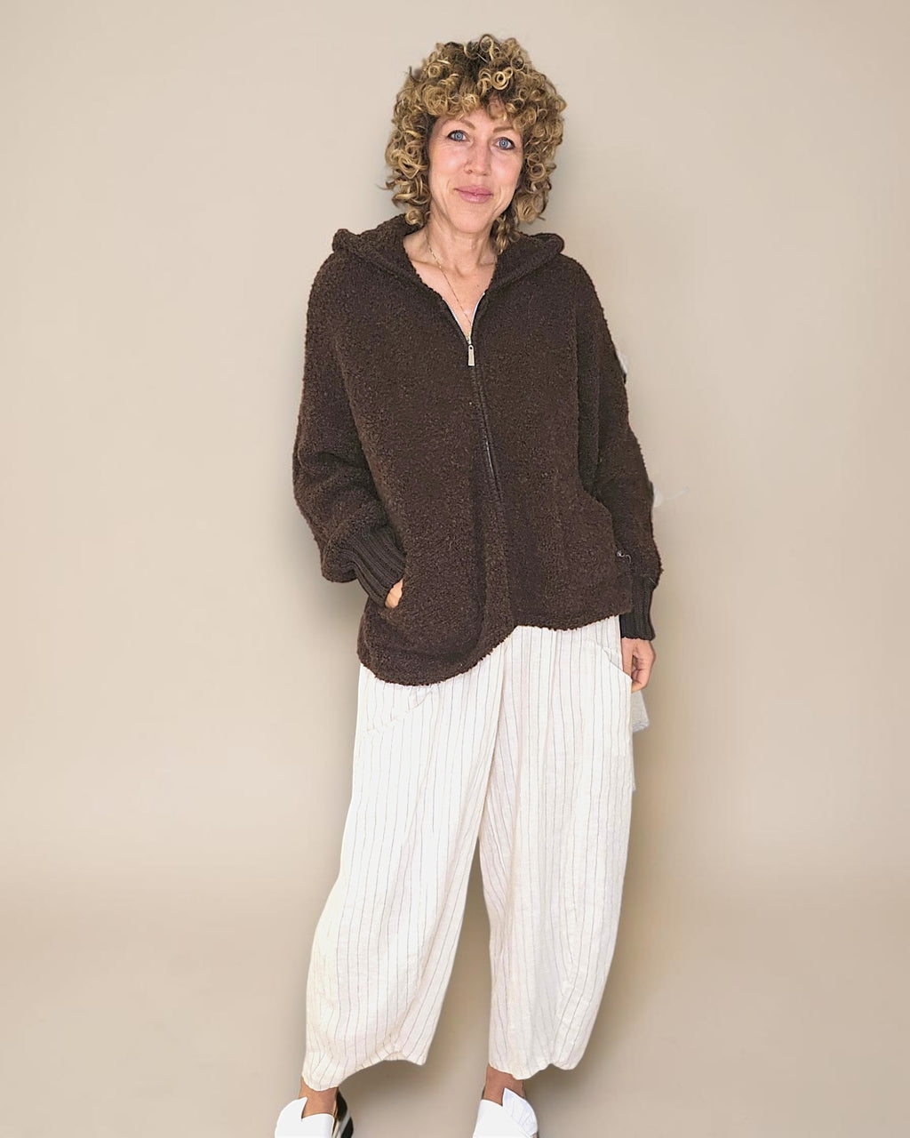 Helga May: Alpaca Blend Chenille  Hoodie