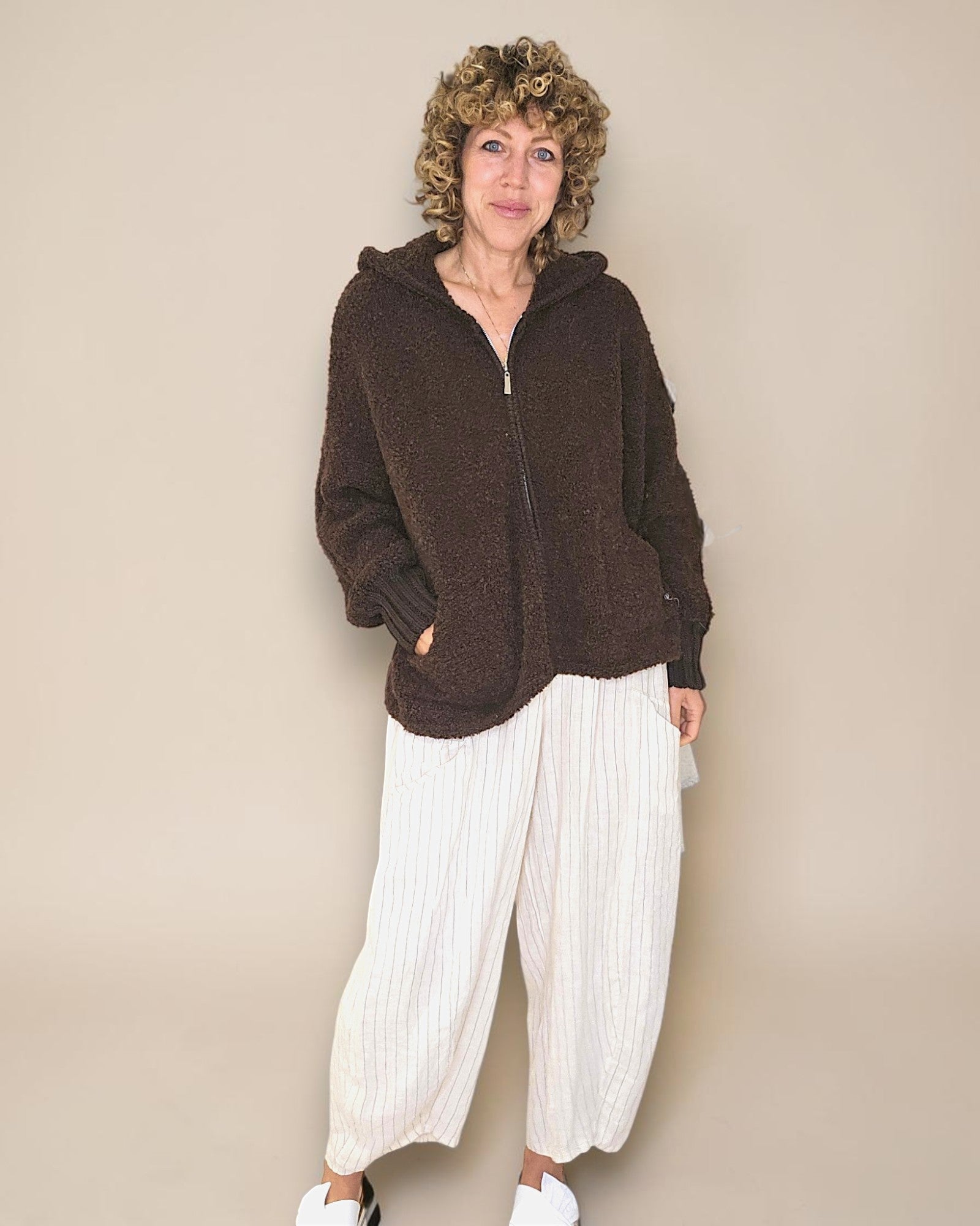 Helga May: Alpaca Blend Chenille  Hoodie
