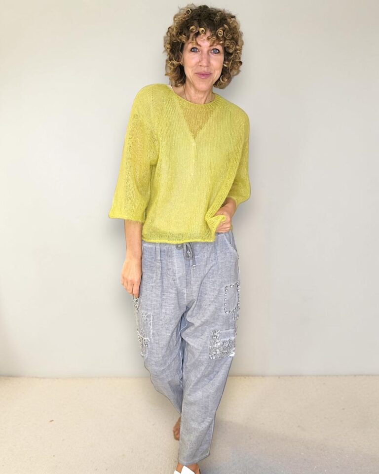 Helga May: Sheer 75% Mohair Knit