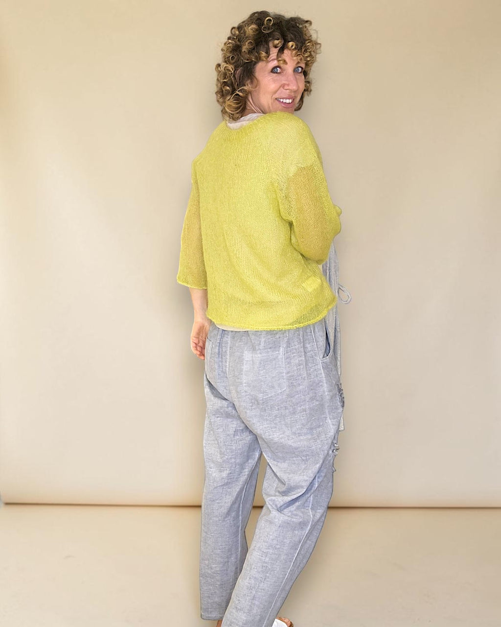 Helga May: Sheer 75% Mohair Knit