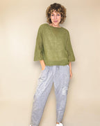 Helga May: Sheer 75% Mohair Knit