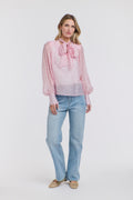 Milla Summer Pussy Bow Top