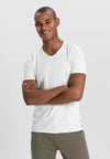 Dstrezzed Stewart Slub V-Neck Tee - White