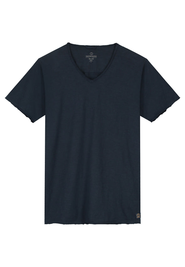 Dstrezzed Stewart Slub V-Neck Tee - Dark Navy