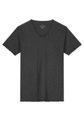 Dstrezzed Stewart Slub V-Neck Tee - Anthracite Melange