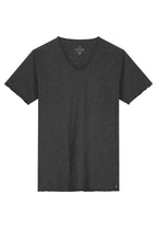 Dstrezzed Stewart Slub V-Neck Tee - Anthracite Melange