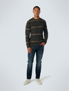No Excess Knit Crew Neck Pull Over: Ocean