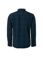 No Excess Long Sleeve Shirt: Checked - Ocean