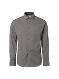 No Excess Long Sleeve Shirt: Checkerboard Illusion - Black