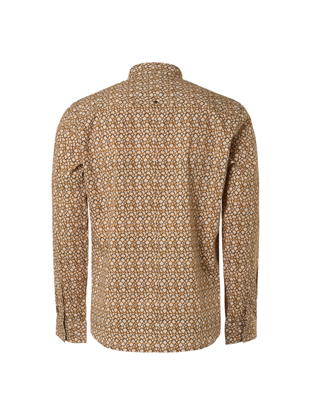 No Excess Long Sleeve Shirt: Snake Skin Print - Olive