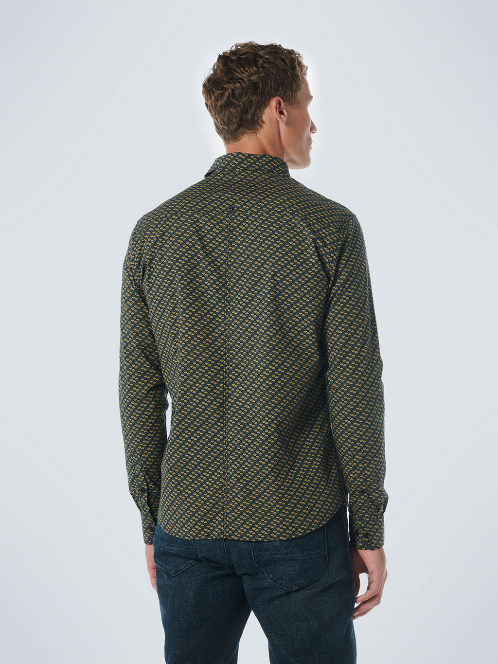 No Excess Long Sleeve Shirt: Partial Eclipse - Olive