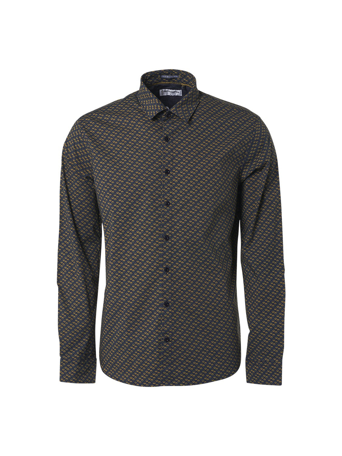 No Excess Long Sleeve Shirt: Partial Eclipse - Olive