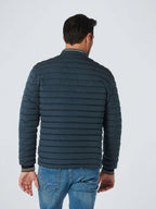 No Excess Short Fit Padded Jacket - Shadow Blue