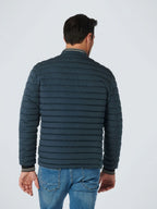No Excess Short Fit Padded Jacket - Shadow Blue