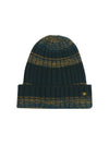 No Excess Ribbed Beanie: Stripe - Night