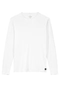 Dstrezzed Newman Slub Long Sleeved Tee - White