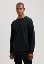 Dstrezzed Newman Slub Long Sleeved Tee - Black